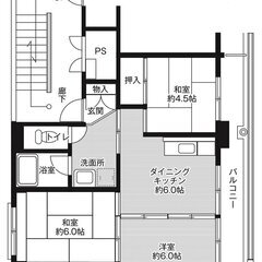 ◆敷金・礼金が無料！◆ビレッジハウス鹿島1号棟 (303号室)