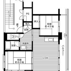 ◆敷金・礼金が無料！◆ビレッジハウス村上1号棟 (303号室)