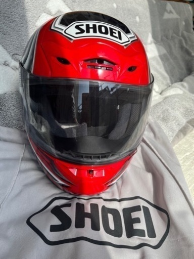 SHOEI フルフェイス　ヘルメット　赤