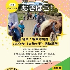 ポニーと遊ぼう！