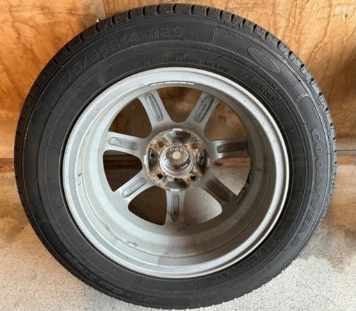 現物確認OK！三菱コルトに履かせた175/65r14