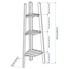 IKEA ASKHOLMEN プラントスタンドの画像