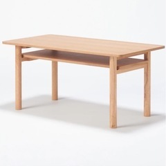 ※値下げ　※解体済み　5月3日まで　無印良品　木製ミドルテーブル・オーク材の画像