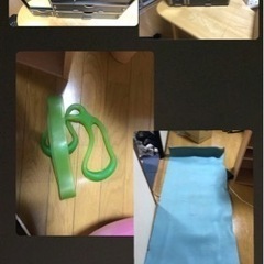 引越しラスト ドレッサー(化粧置き)・ゴムバンド・トレーニングマット