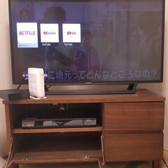 テレビ/レコーダー/テレビ台/ルーター/ハードディスクの5点セット