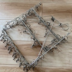 ニトリ オールステンレス角ハンガー(52ピンチ)の画像