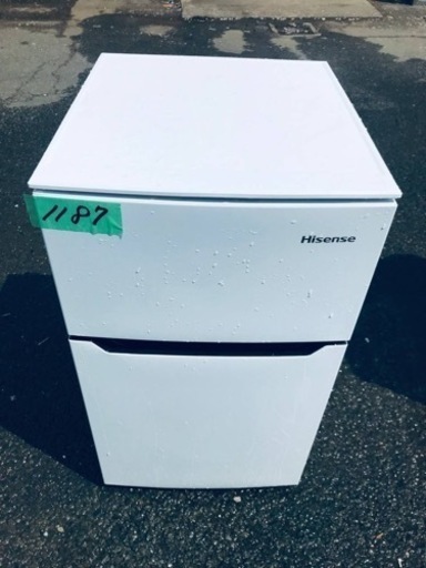 ✨2017年製✨ 1187番 Hisense✨冷凍冷蔵庫✨HR-B95A‼️