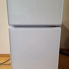 アイリスオオヤマ 2022年 ガラス扉冷凍冷蔵庫90L IRGD...