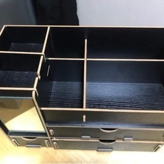 化粧置き！ 収納多い,箱型 値下げの画像