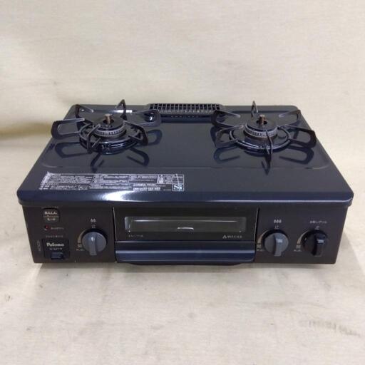 HJ445【中古】パロマ ガステーブル IC-S37-R LPガス用 19年製