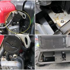 ジャンク品 オーレック 乗用草刈機 ラビットモア RM980F 4WD仕様の画像