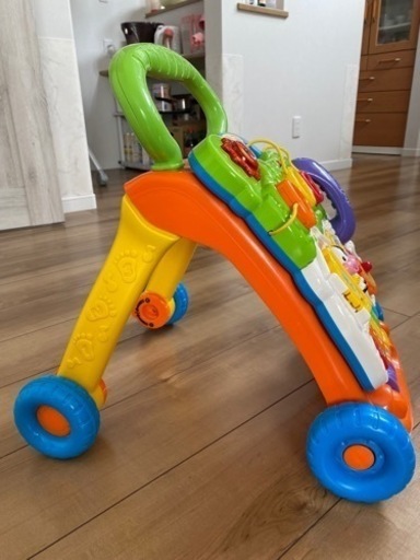 VTech Sit-To-Stand Learning Walker Frustration Free Packaging, gree