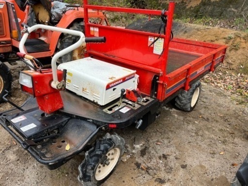 ヤンマー 農用運搬車 FDA183 乗用 セル付き ディーゼル 作業能力 500kg タイヤ 4WD 6馬力 搬送 運搬