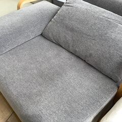 【トレファク花小金井店】1人掛けソファー/SIEVE/布/クッション付/肩肘/ライトグレー/ユニットソファ/リビング/ダイニング/中古家具/武蔵野市/小平市/小金井市/国分寺市/杉並区/買取/販売の画像