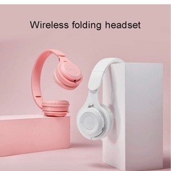 【新品】M6ワイヤレスBluetoothヘッドセット、新しいバイノーラル折りたたみ式ゲーミングステレオヘッドセットマカロン、の画像