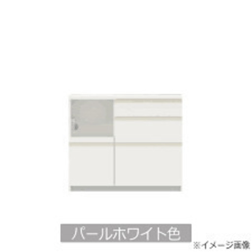 新古品★キッチンカウンタＤ４５Ｈ８５Ｗ１００　パールホワイト★送料込み