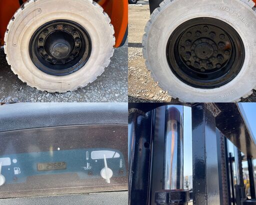 トヨタ ディーゼル 2.5t フォークリフト 2003年式 標準機 AM035