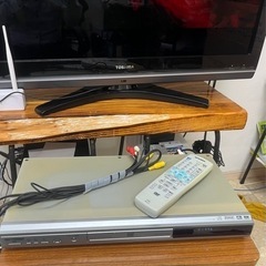 MITSUBISHI DVDプレイヤー　リモコン　コード付きの画像
