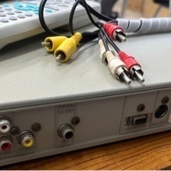 MITSUBISHI DVDプレイヤー　リモコン　コード付きの画像