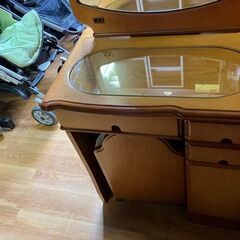 ⑥ リサイク ルショップスターズ城西店 ドレッサー 鏡台 オシャレ の画像