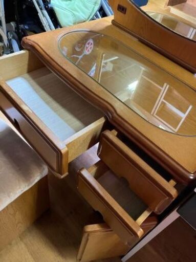 ⑥ リサイク ルショップスターズ城西店 ドレッサー 鏡台 オシャレ