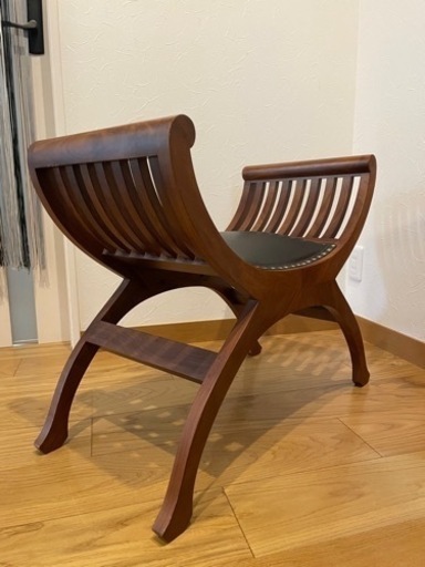 牛革×チーク無垢材 カルティニチェア 美品