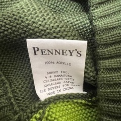 PENNEY’S × Ray BEAMS / 別注 チェック ニットベストの画像