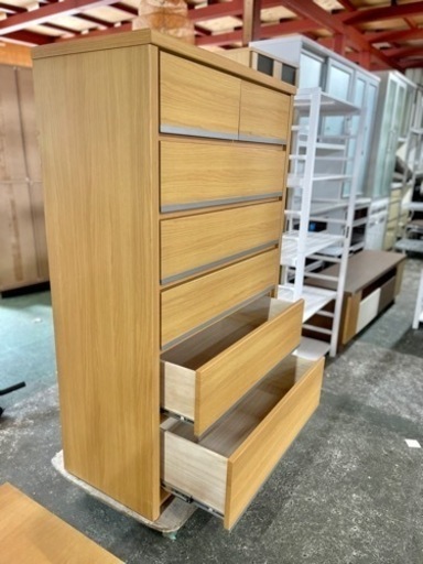 ?激安‼️ ニトリ タンス ハイチェスト 6段　幅86cm?