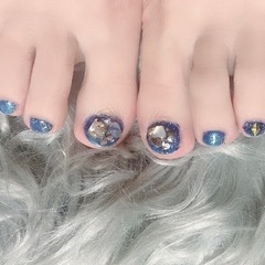 海南【各種フォロー＆口コミ割0円】激安ジェルネイル☆フット可、夜可能、駅近、駐車場有！温度で色が変わるジェル・無料パーツ多数有り♡ − 和歌山県