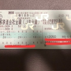 青春18きっぷ まるまる残ってますので 残5回分です 