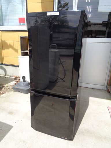 MITSUBISHI 三菱　146L 2ドア冷凍冷蔵庫　MR-P15E-B1　2020年製　中古
