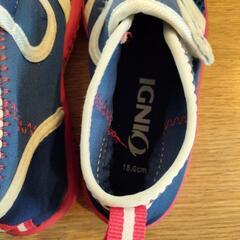 ウォーターシューズ　２個セット　１８㎝　１９㎝の画像