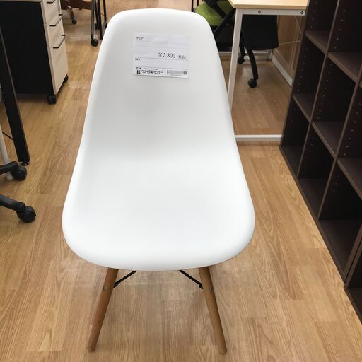 ★ジモティ割あり★  チェア 白  クリーニング済み KJ1766