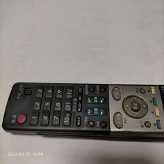 SHARP テレビ　レコーダーリモコンの画像