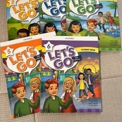 未使用品　let’s go 英語教材 5冊セット