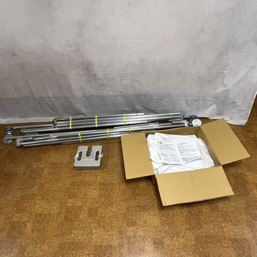 未使用 ワンタッチスーパーキングE テント 1.5間×2間  ブラック マルシェ 運動会 イベントテント フレームテント 祭り 行事