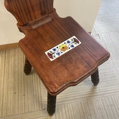 【希少品‼️】アンティーク♪ 折りたたみ式 シェファードチェア ヴィンテージ椅子 スペイン製？の画像