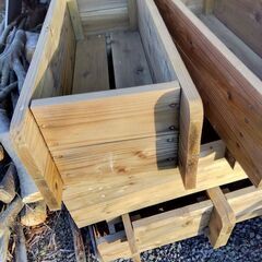 ❰取引中❱　No.3 プランター入れ　10個まとめて2000円　木製の画像