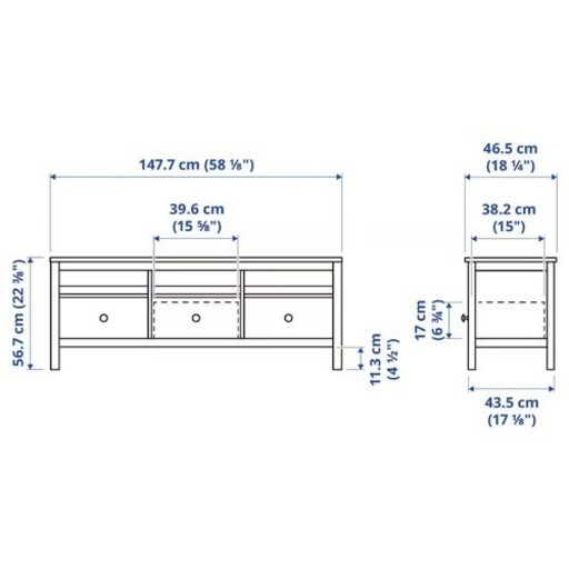 IKEAテレビボード HEMNES 150㎝