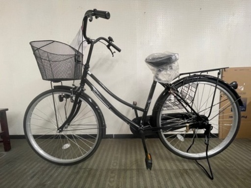 26インチ　新車　自転車　ブラック