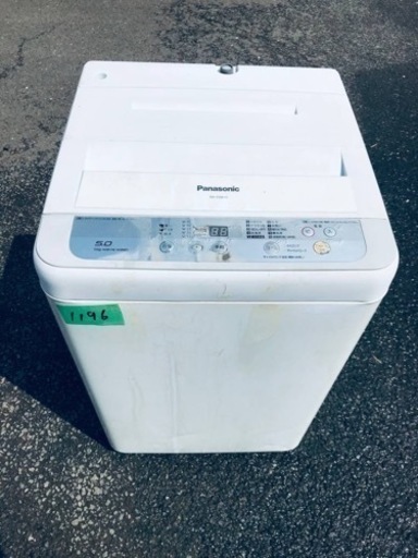 1196番 パナソニック✨電気洗濯機✨NA-F50B10‼️