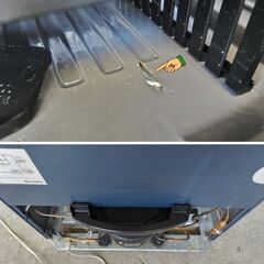 無料 あげます SANYO it's 古い冷凍冷蔵庫 2ドア 85Ｌ（26L＋59L）濃紺 引取のみの画像