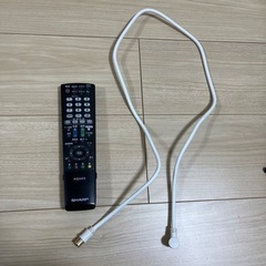 テレビ　20型（シャープ AQUOS）の画像