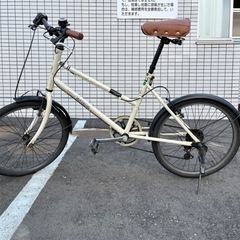 軽快な自転車20インチ　白
