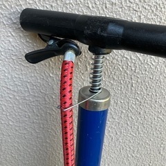 シンプル　自転車空気入れの画像
