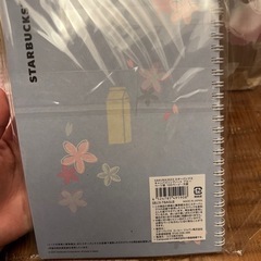 スターバックス　キャンパスノート　ブルーの画像