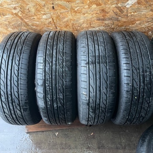 美品　TOYOTA CROWN クラウン　純正　アルミホイール　16インチ　バリ山　DUNLOP EC202 215/60R16 夏タ
