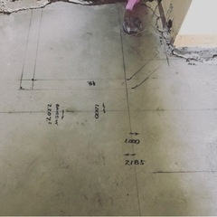 建築測量(墨出し工事)の画像
