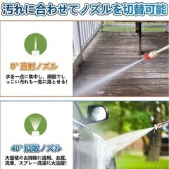 バッテリー2個付き❣️高圧洗浄機　洗車に大活躍‼︎の画像