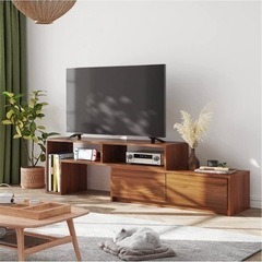 テレビ台　伸縮調節可能
